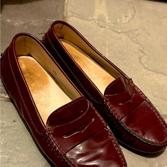Tods Gommino Burgundy Driving Loafers made in Italy - Picture 5 of 10